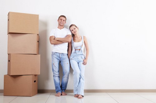 Office removal team planning a move in Whitechapel