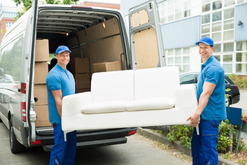 Man with van helping with a local move in Whitechapel