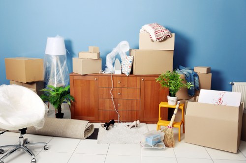 Removal team handling a local move in Whitechapel