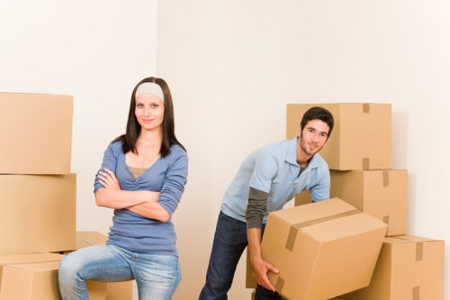 Local East London moving team helping with flat removals