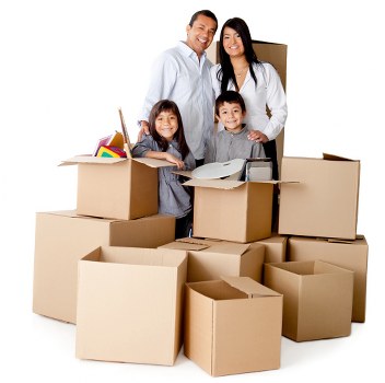 Local moving team loading furniture in Whitechapel